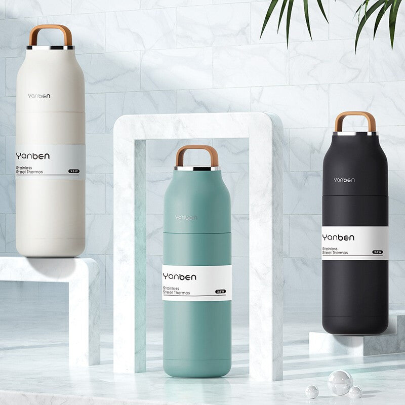 BGCoCo Hand Press Thermos