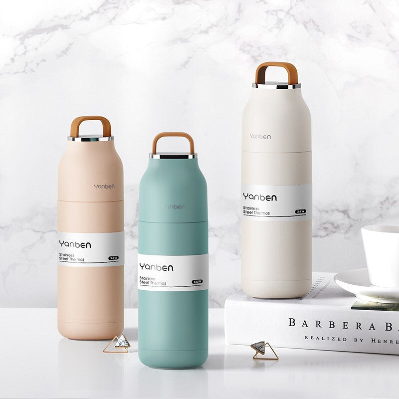 BGCoCo Hand Press Thermos
